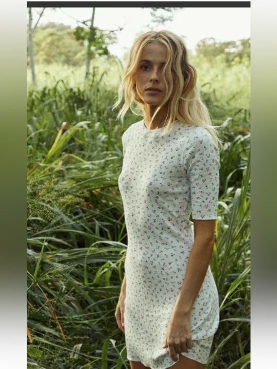 Doen Dresses & Skirts - Doen vivi tee dress salt pointelle